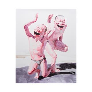 Yue Minjun - Untitled (Smile-ism No.20), 2006
