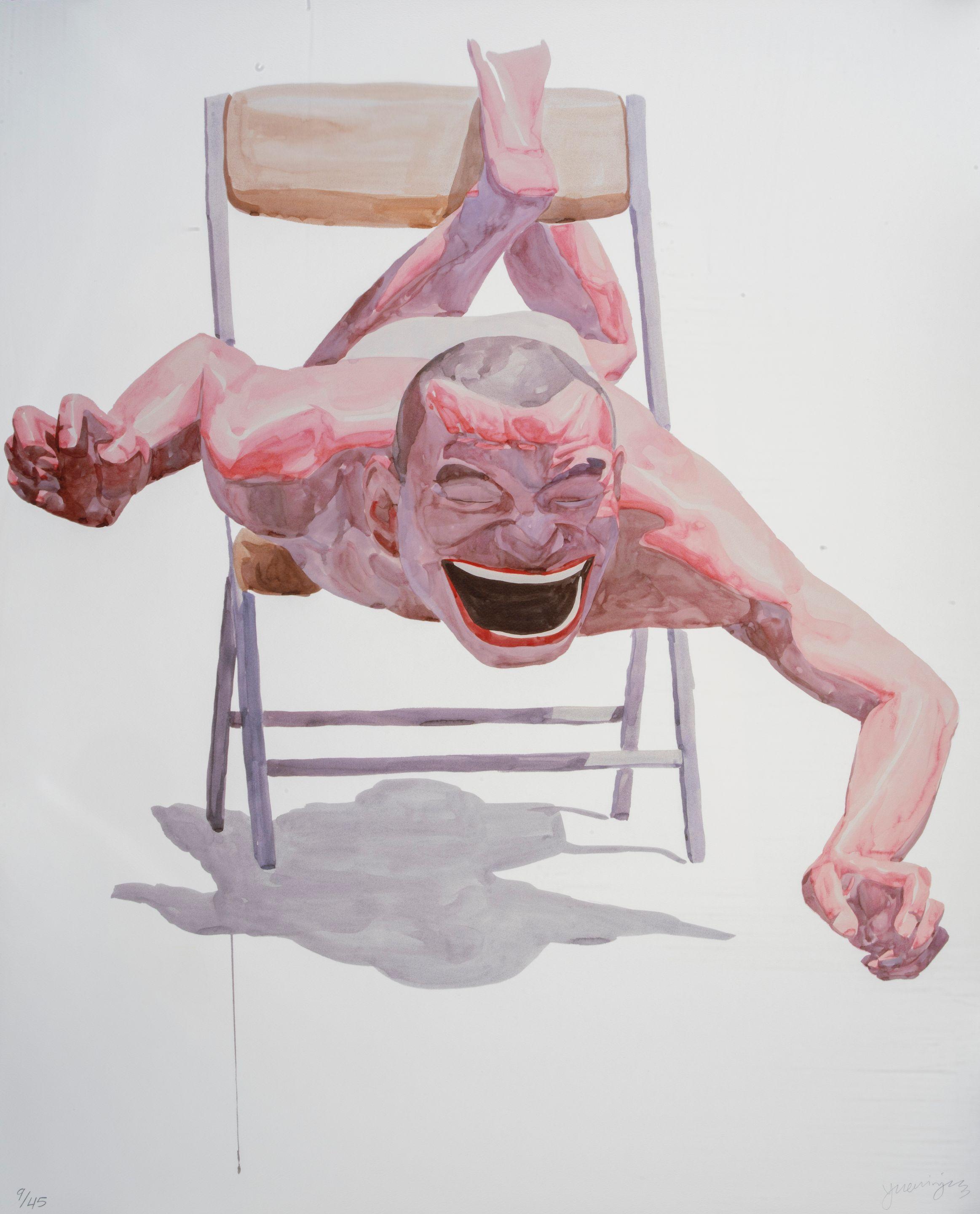 Yue Minjun - Untitled (Smile-Ism No. 21), 2006