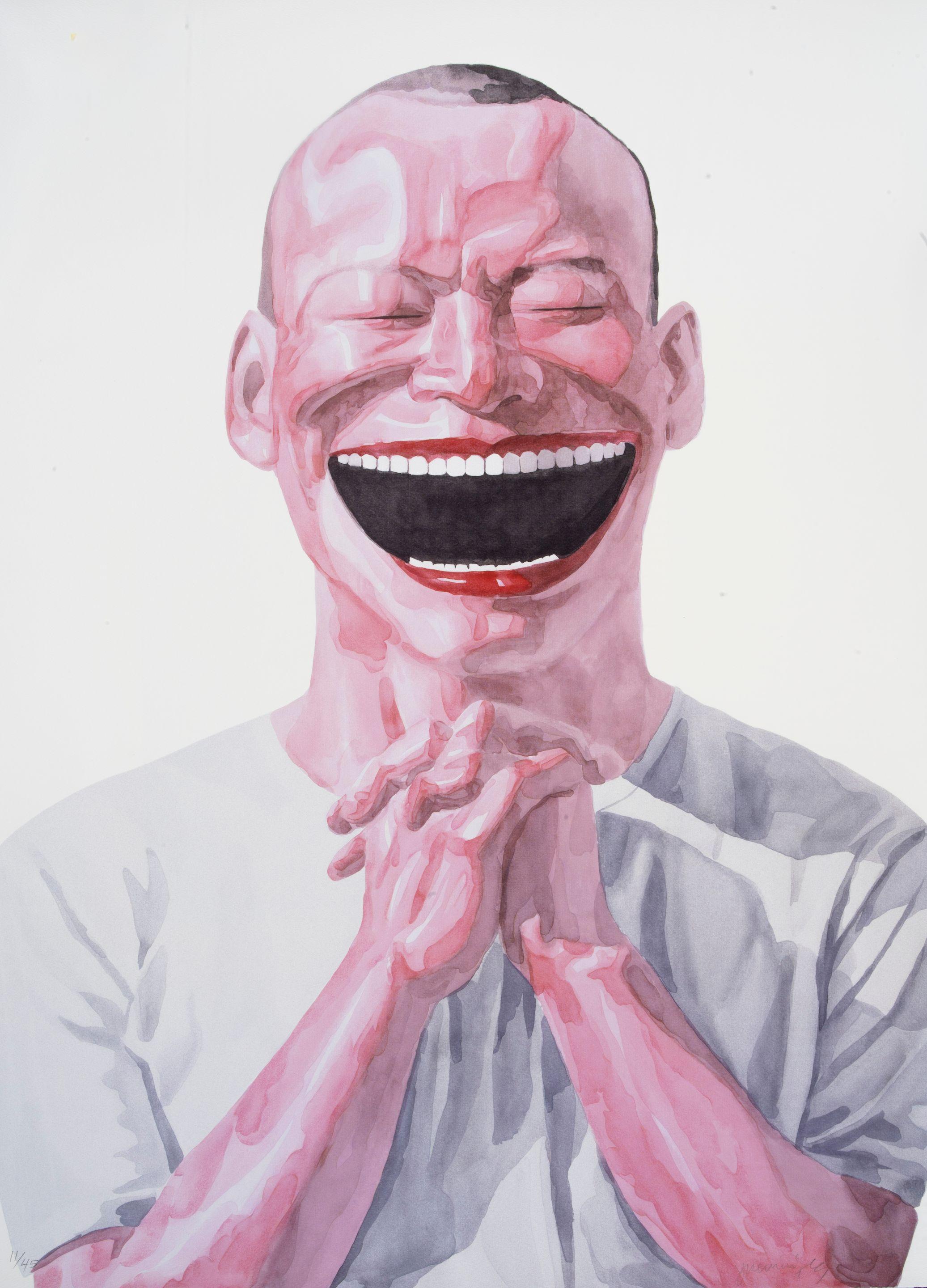 Yue Minjun - Untitled (Smile-Ism No. 23), 2006
