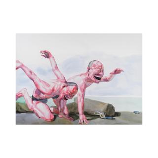 Yue Minjun - Untitled (Smile-ism No.24), 2006