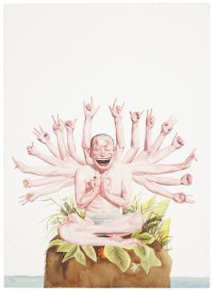 Yue Minjun - Untitled (Smile-ism No.4)
