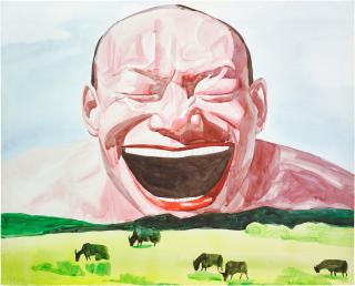 Yue Minjun - Untitled (Smile-Ism No.8)
