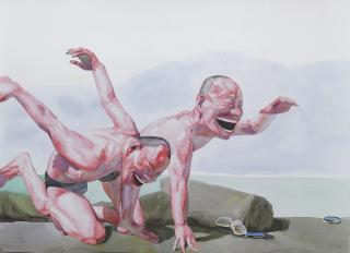 Yue Minjun - Untitled