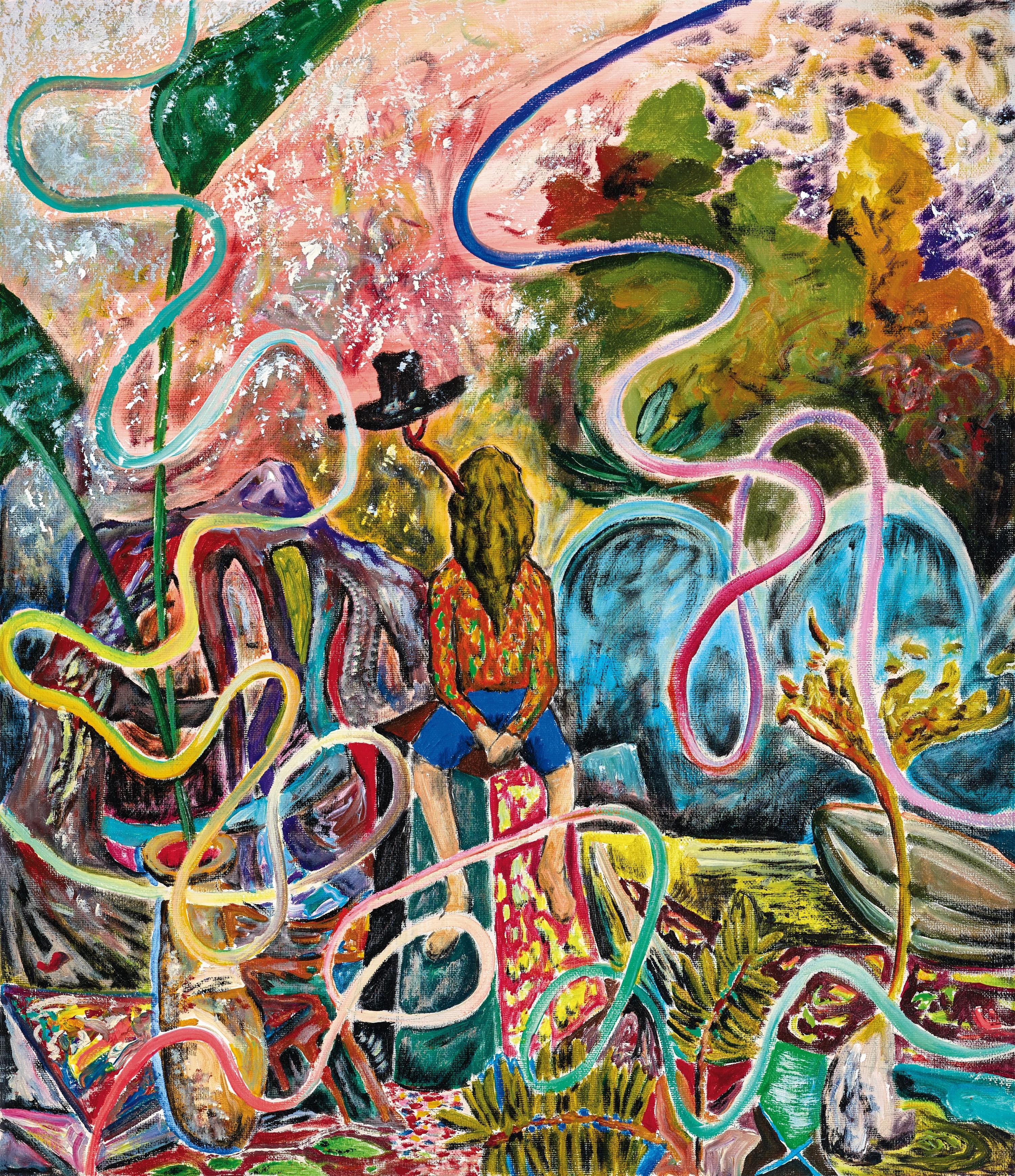 Yuichi Hirako - Full Bloom 2(Painted in 2015)