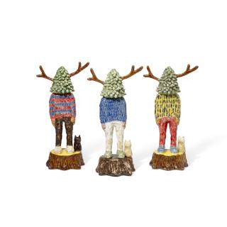 Yuichi Hirako - Leaf Bug (3 Sculptures)