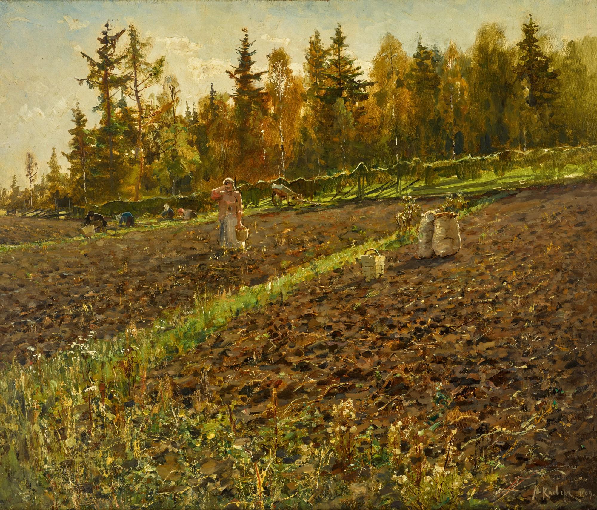 Yuli Yulievich Klever - The Potato Gatherers