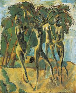 Yun Gee - DANCING NUDES