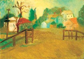 Yun Gee - Farmer\'s houses