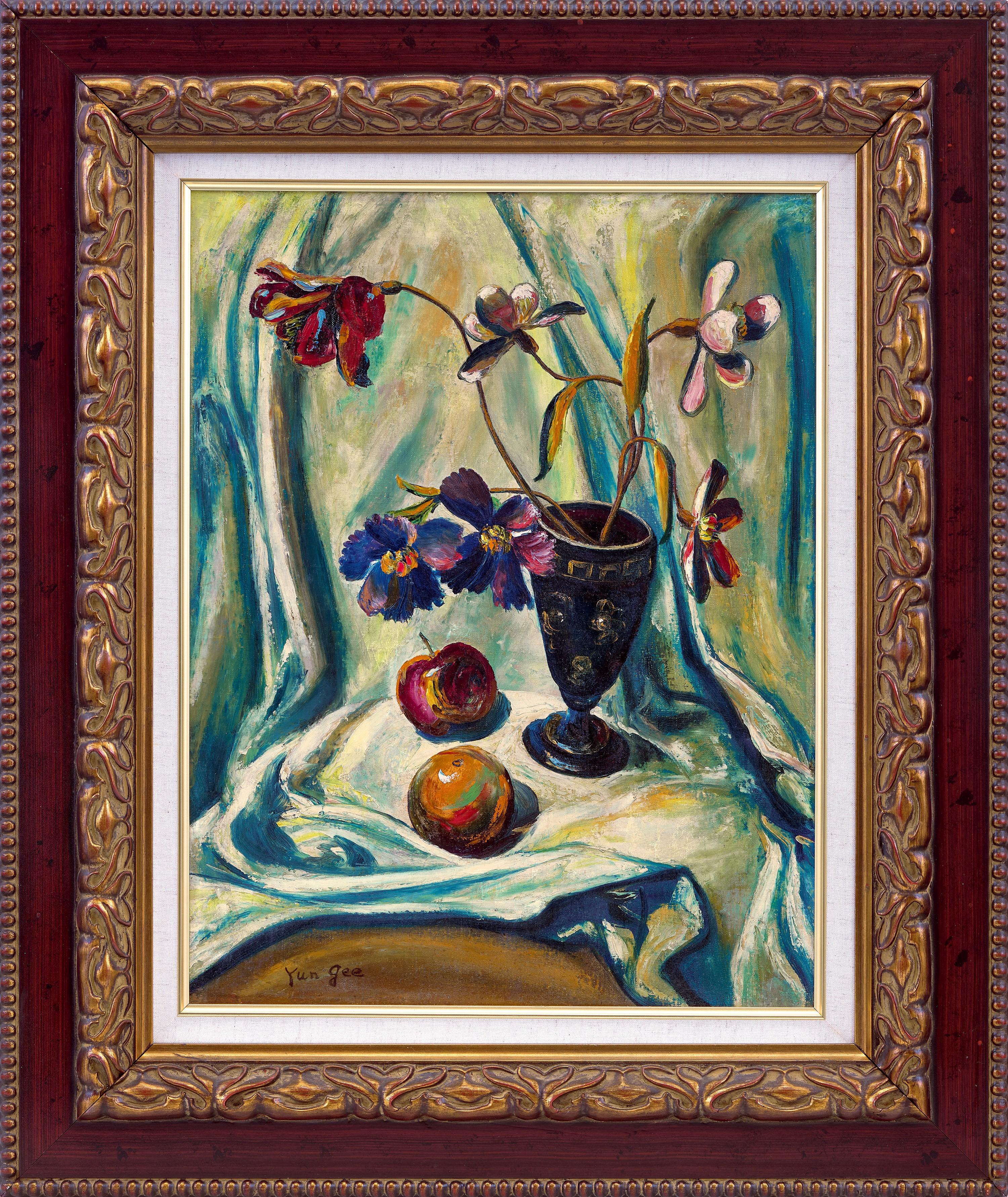 Yun Gee - Flowers And Fruits (Painted In 1941-42)