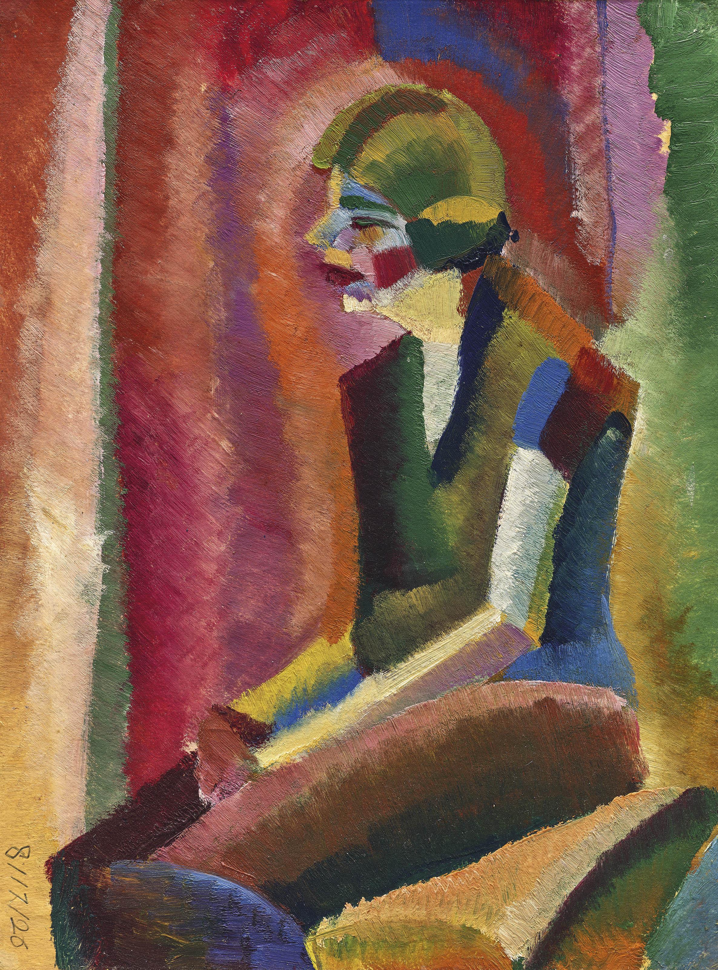 Yun Gee - Portrait Of Dorr Bothwell