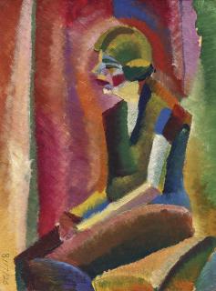 Yun Gee - Portrait Of Dorr Bothwell