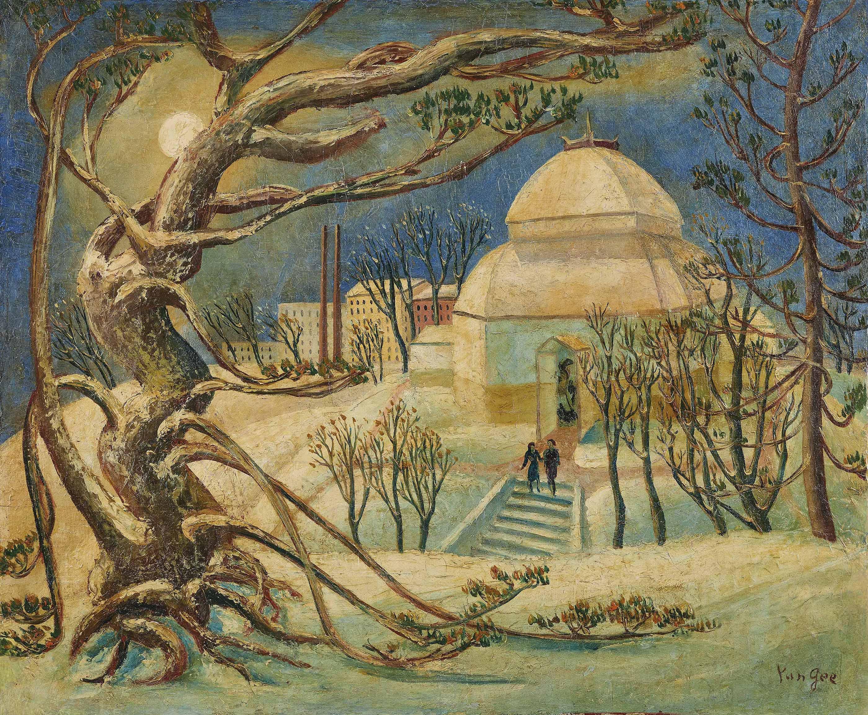 Yun Gee - Spring in Brooklyn Botanic Garden