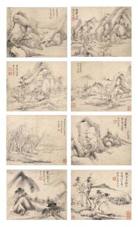 Yun Shouping - Landscapes after Ancient Masters