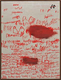 Yunizar - Teks & Coretan Merah (Text & Red Scribble)