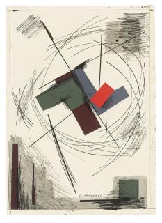 Yuri Annenkov - Two abstract compositions