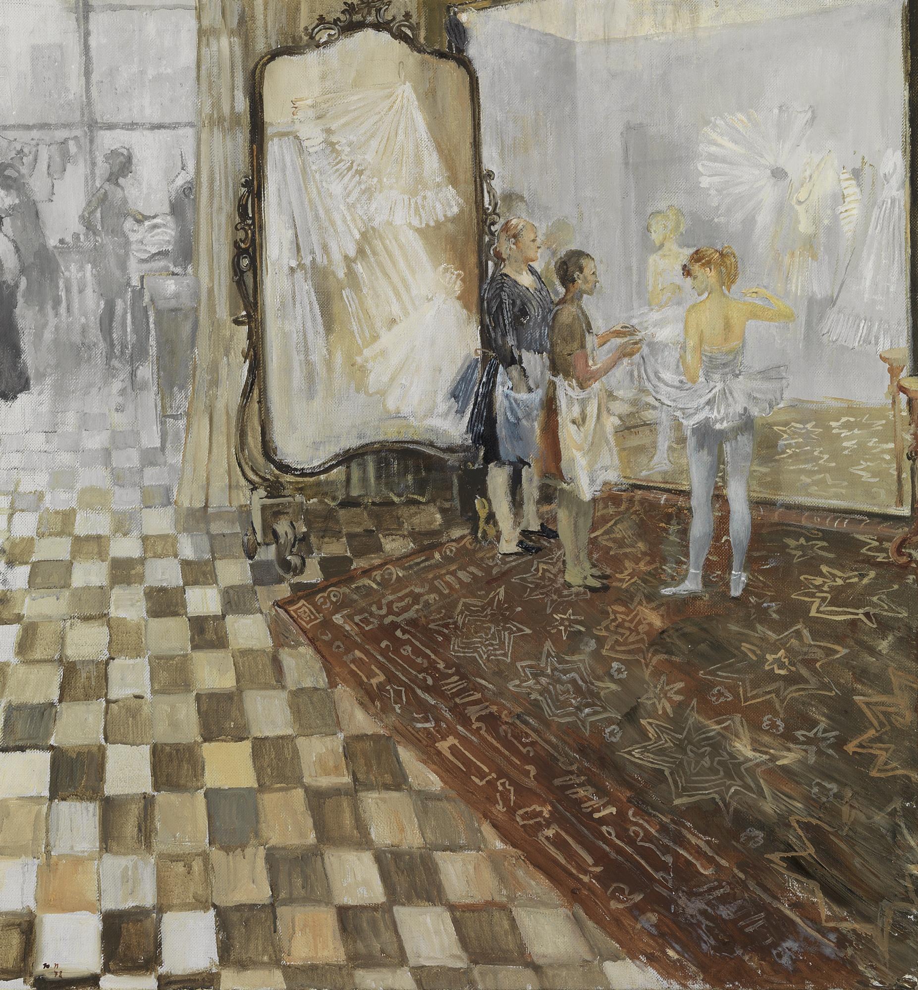 Yuri Ivanovich Pimenov - Dressing Room At The Bolshoi