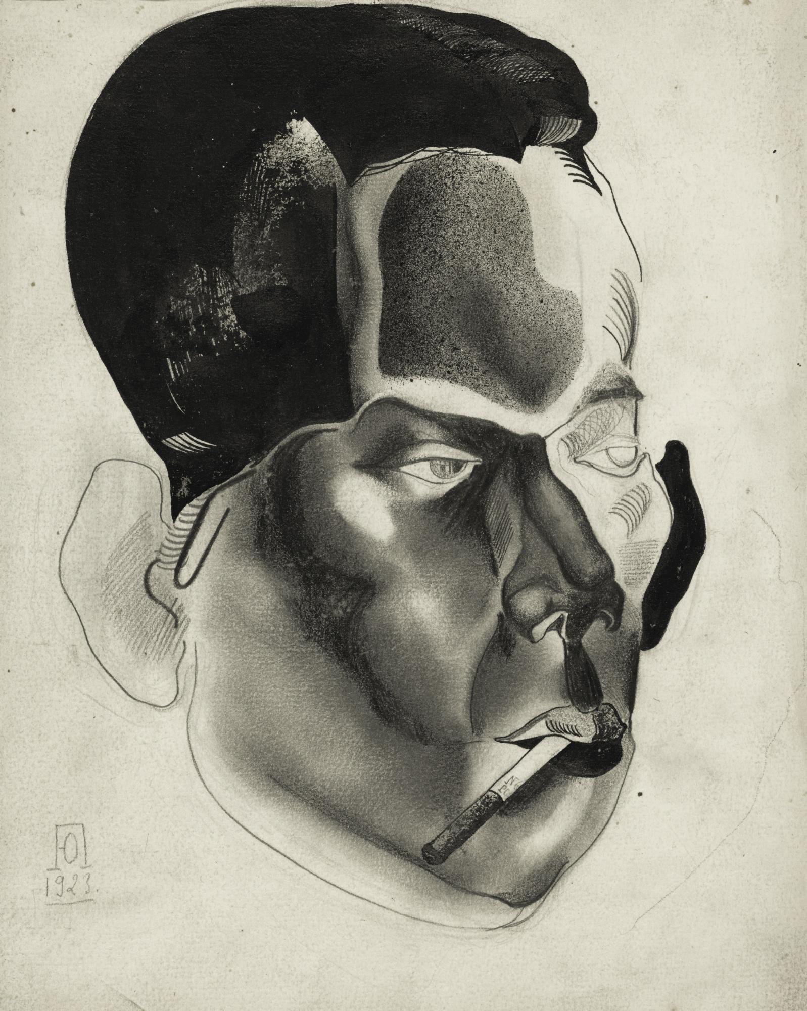 Yuri Ivanovich Pimenov - Male Portrait