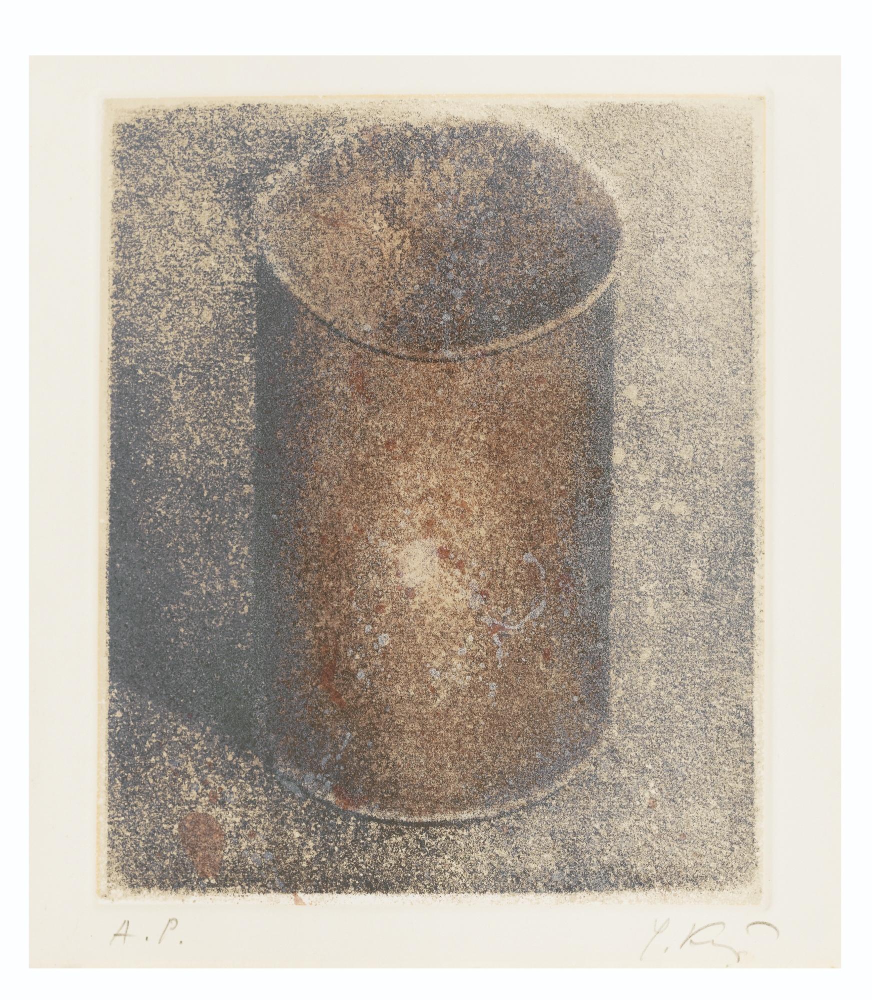 Yuri Kuper - 1 - Petit Pot En Couleurs 2 - Petit Pot 3 - Tête De Colonne 4 - Boîte Et Tissus 5 - Brosse Et Tissusyuri Kuper ; Petit Pot En Couleurs ; Petit Pot ; Tête De Colonne ; Boîte Et Tissus ; Brosse Et Tissus ; Aquatint ; Signed ; Dedicated ; Numbered ; Hahnemüh