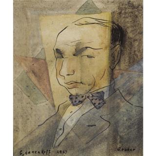 Yuri Pavlovich Annenkov - Portait Of Igor Grabar