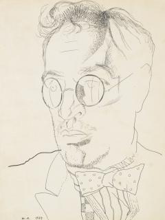 Yuri Pavlovich Annenkov - Portrait Of Boris Pilniak