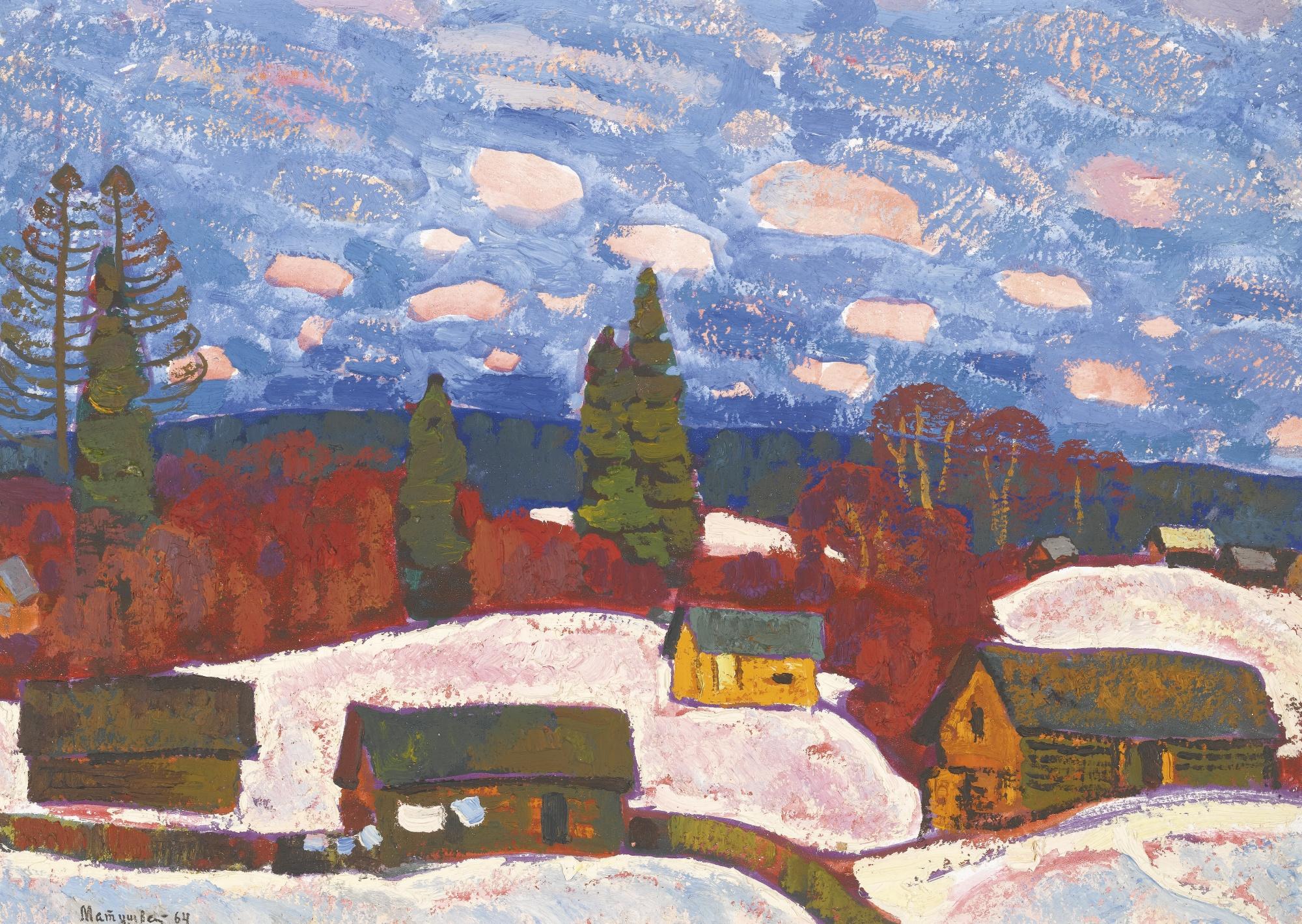 Yuri Vladimirovich Matushevski - Winter In The Village