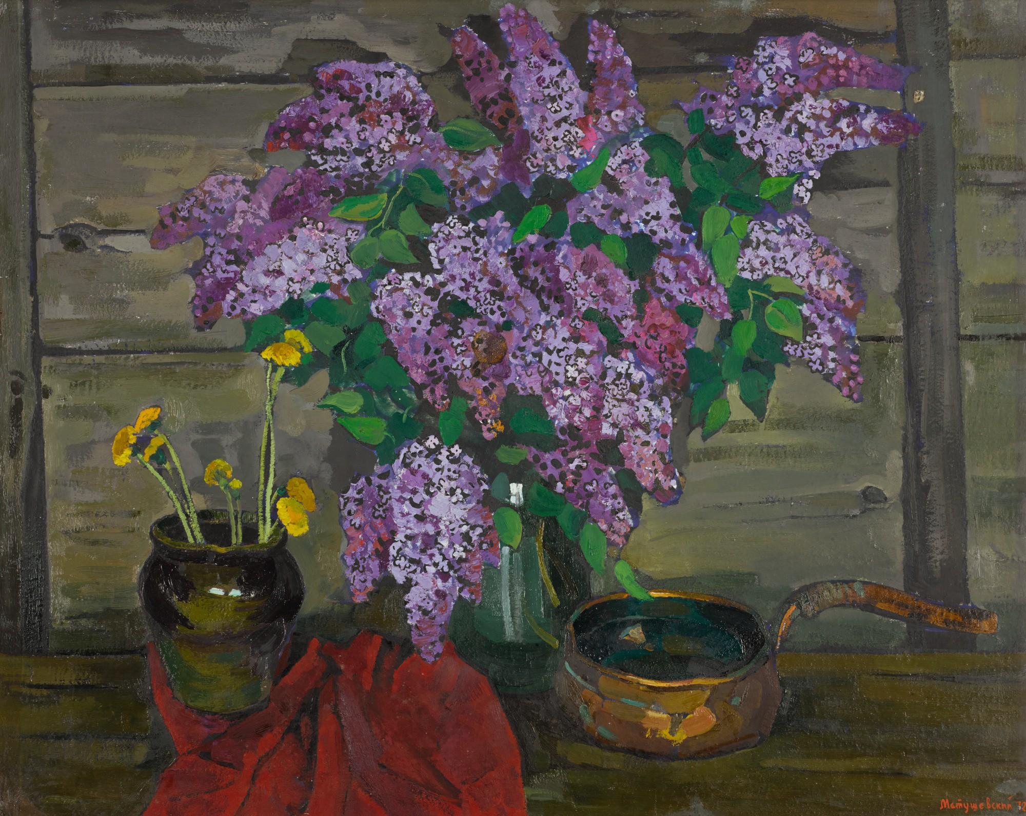 Yuri Vladimirovich Matushevsky - Still Life With Lilacs