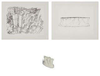 Yutaka Sone - Untitled (Drawings Of Manhattan And Model)