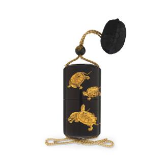 Yutokusai Gyokkei - A five-case lacquer inro