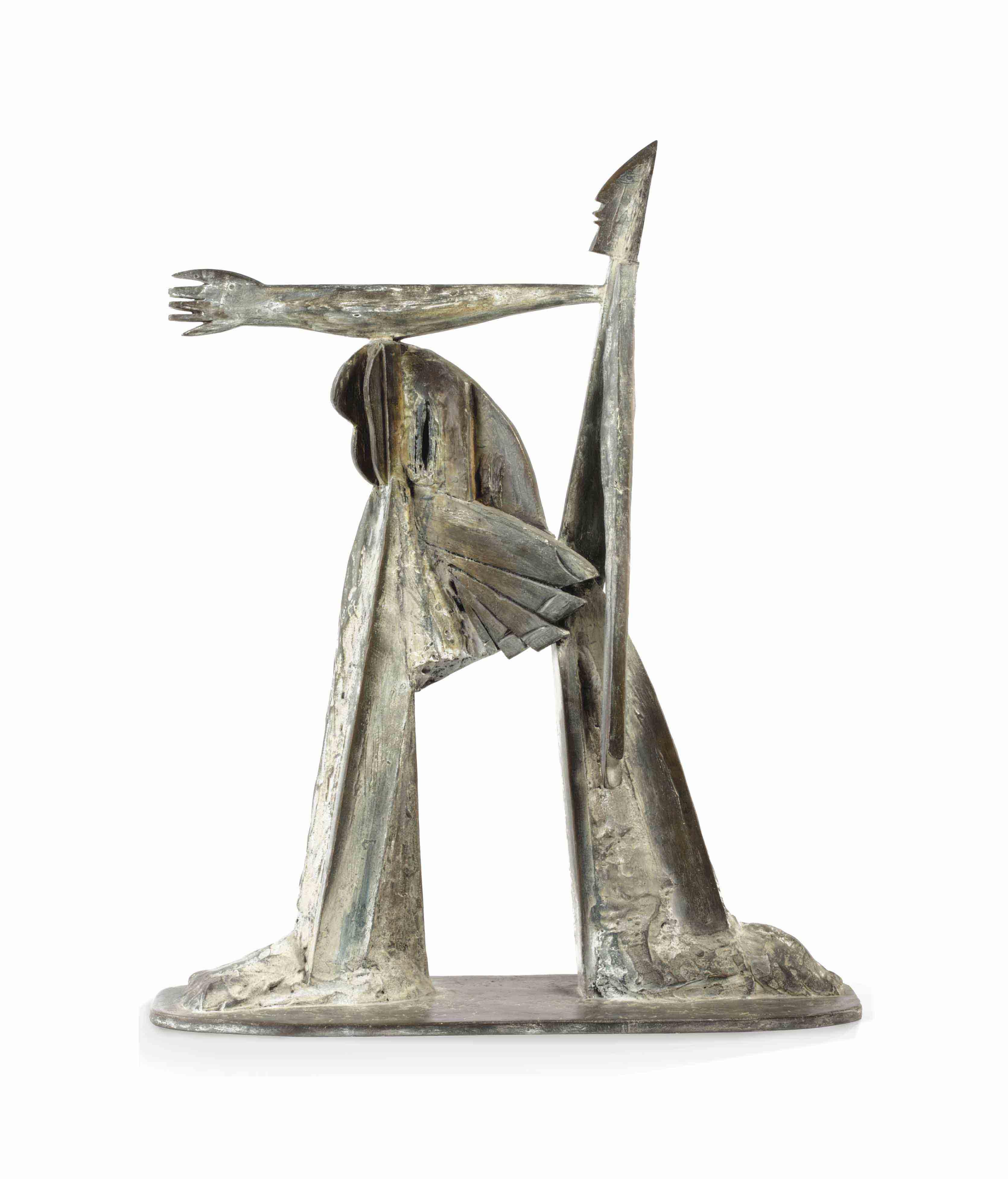 Yvan Theys - Homme agenouille