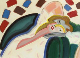 Yvan Theys - Liggende vrouw