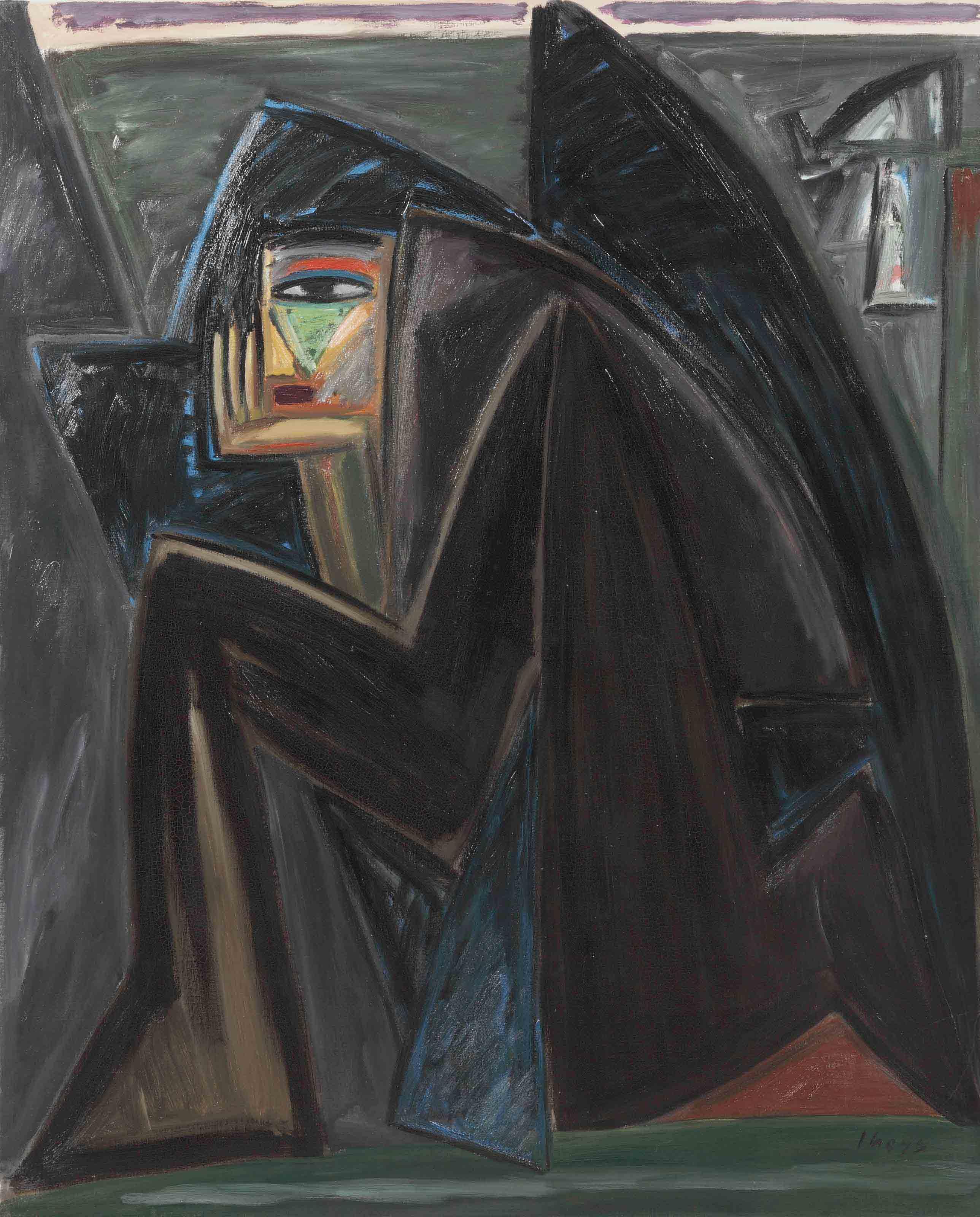 Yvan Theys - Man knielend