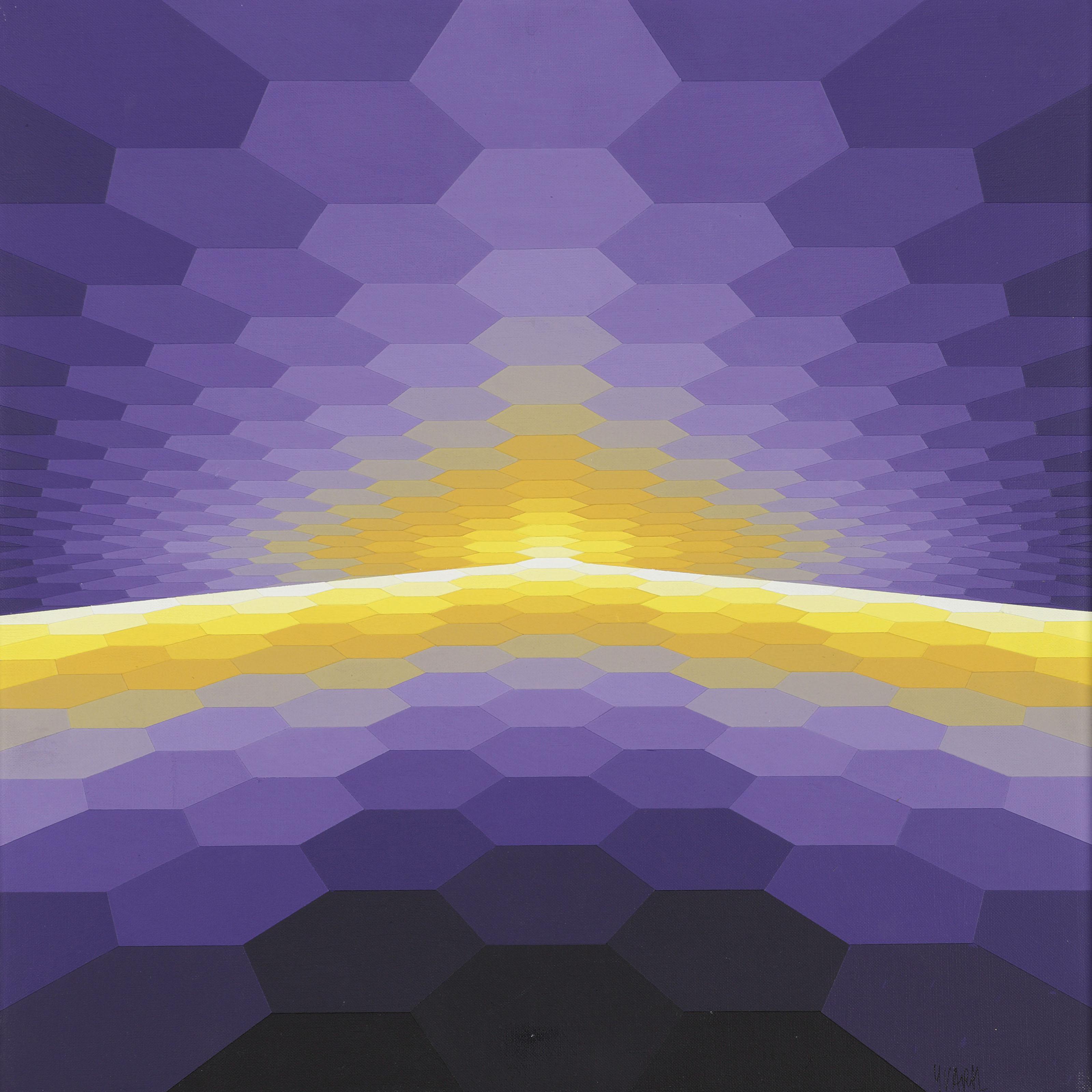 Yvaral - Horizon Structuré VI2 (Structured Horizon VI2)