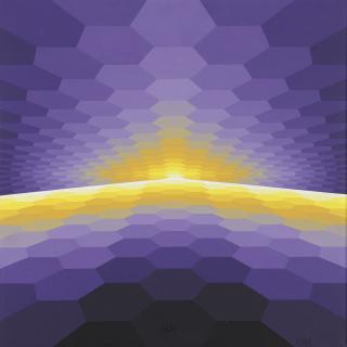 Yvaral - Horizon Structuré VI2 (Structured Horizon VI2)