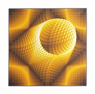 Yvaral - Structure Cubique Orange