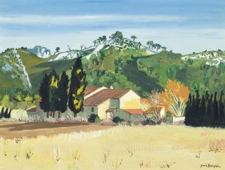 Yves Brayer - Mas en Provence