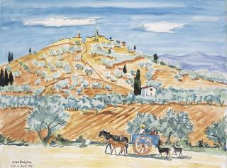 Yves Brayer - Route de Naples