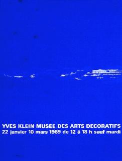 Yves Klein - Affiche d\'Exposition
