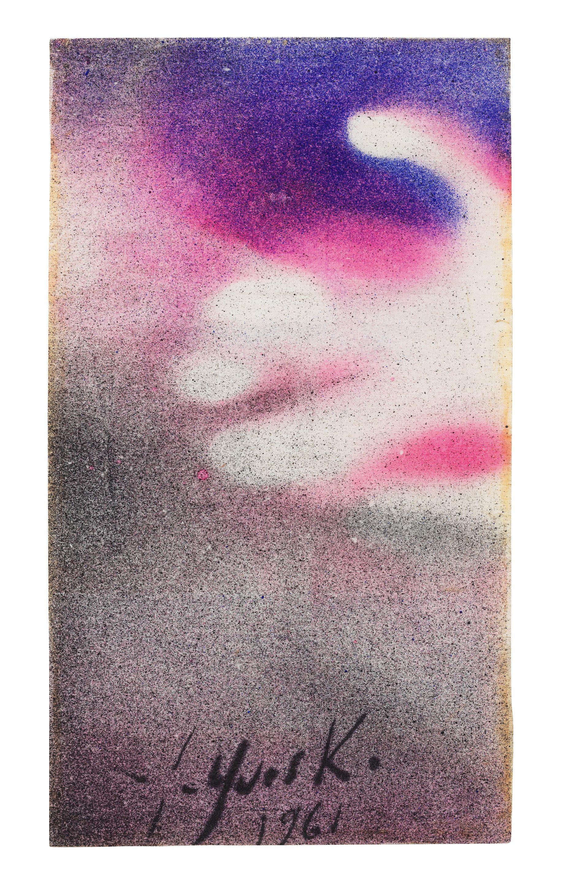 Yves Klein - Anthropométrie suaire sans titre, (ANT SU 31)