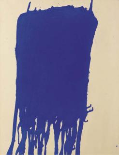 Yves Klein - La Coulée Bleue