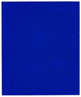 Yves Klein - Monochrome bleu (IKB 242 A)