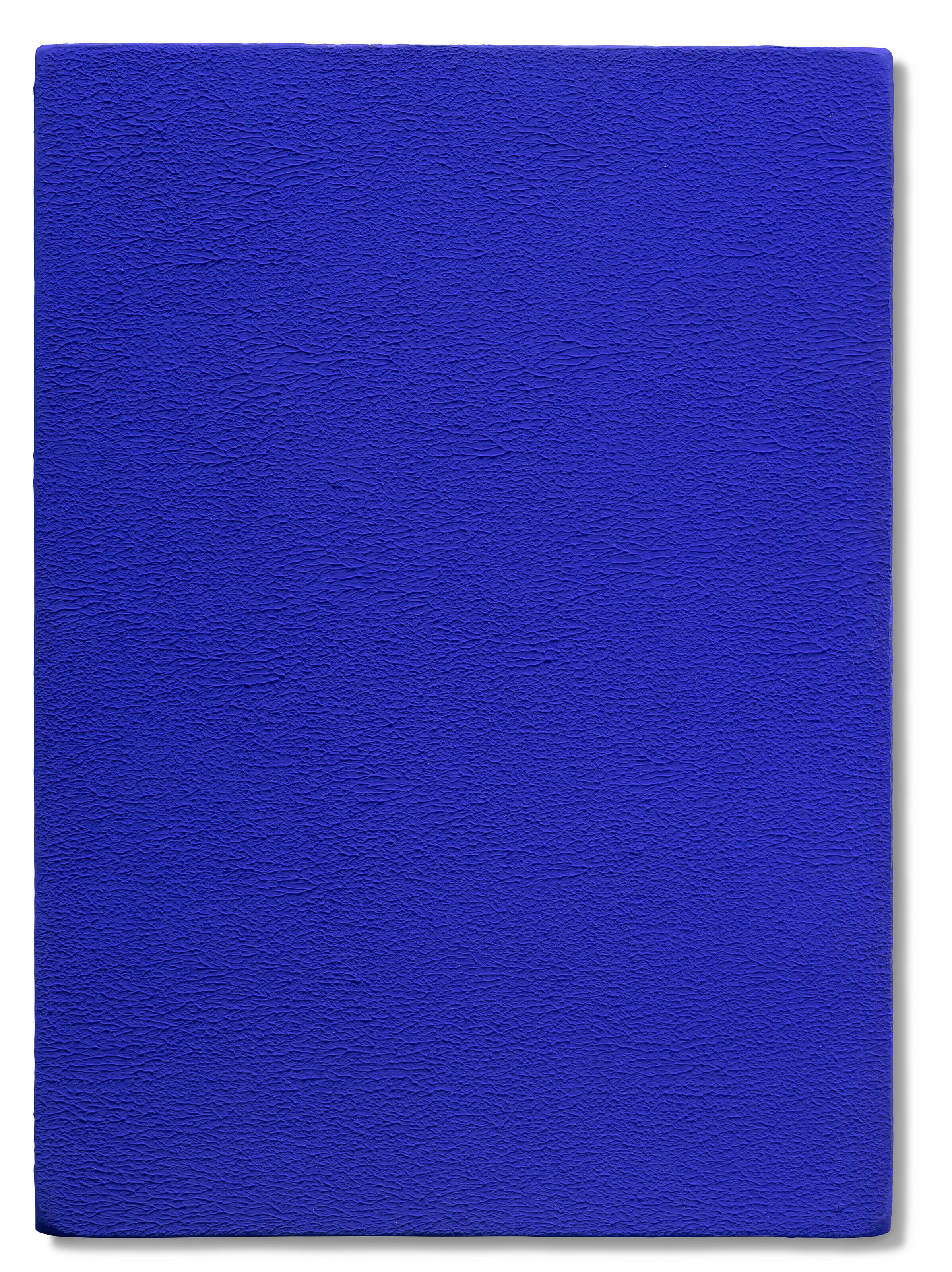Yves Klein - Monochrome bleu sans titre, (IKB 102)