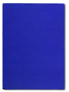 Yves Klein - Monochrome bleu sans titre, (IKB 102)