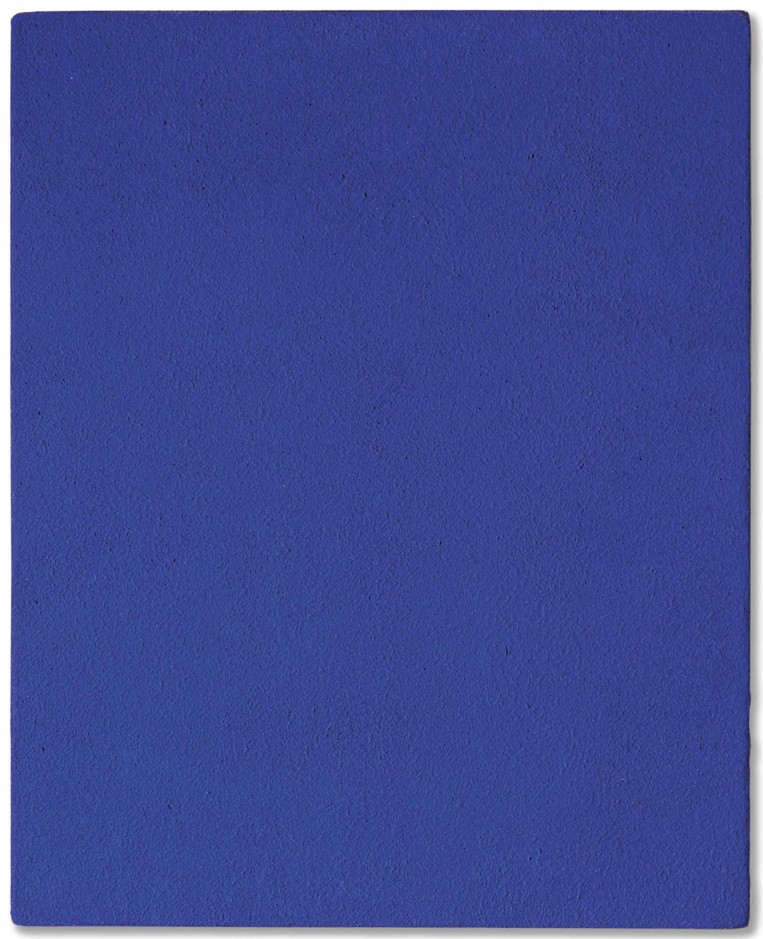 Yves Klein - Monochrome bleu sans titre, (IKB 163) 