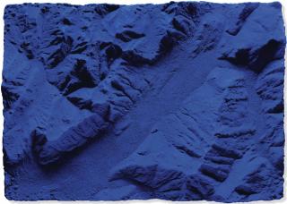 Yves Klein - Relief planétaire (RP 9)