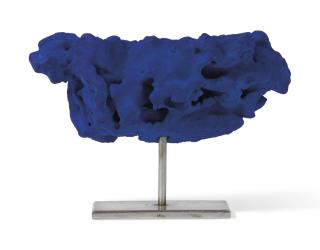 Yves Klein - Sculpture Eponge bleue sans titre, (SE 99)
