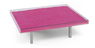 Yves Klein - Table rose