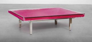 Yves Klein - Table rose