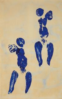 Yves Klein - Untitled Anthropometry (Ant 132)