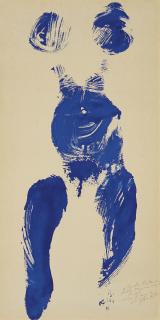 Yves Klein - Untitled Anthropometry (Ant 163)