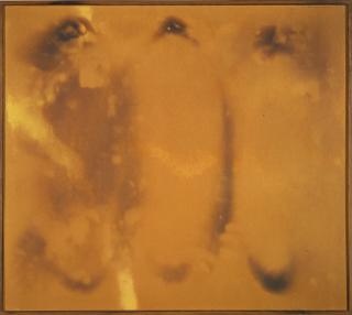 Yves Klein - Untitled Fire Painting (F 104)